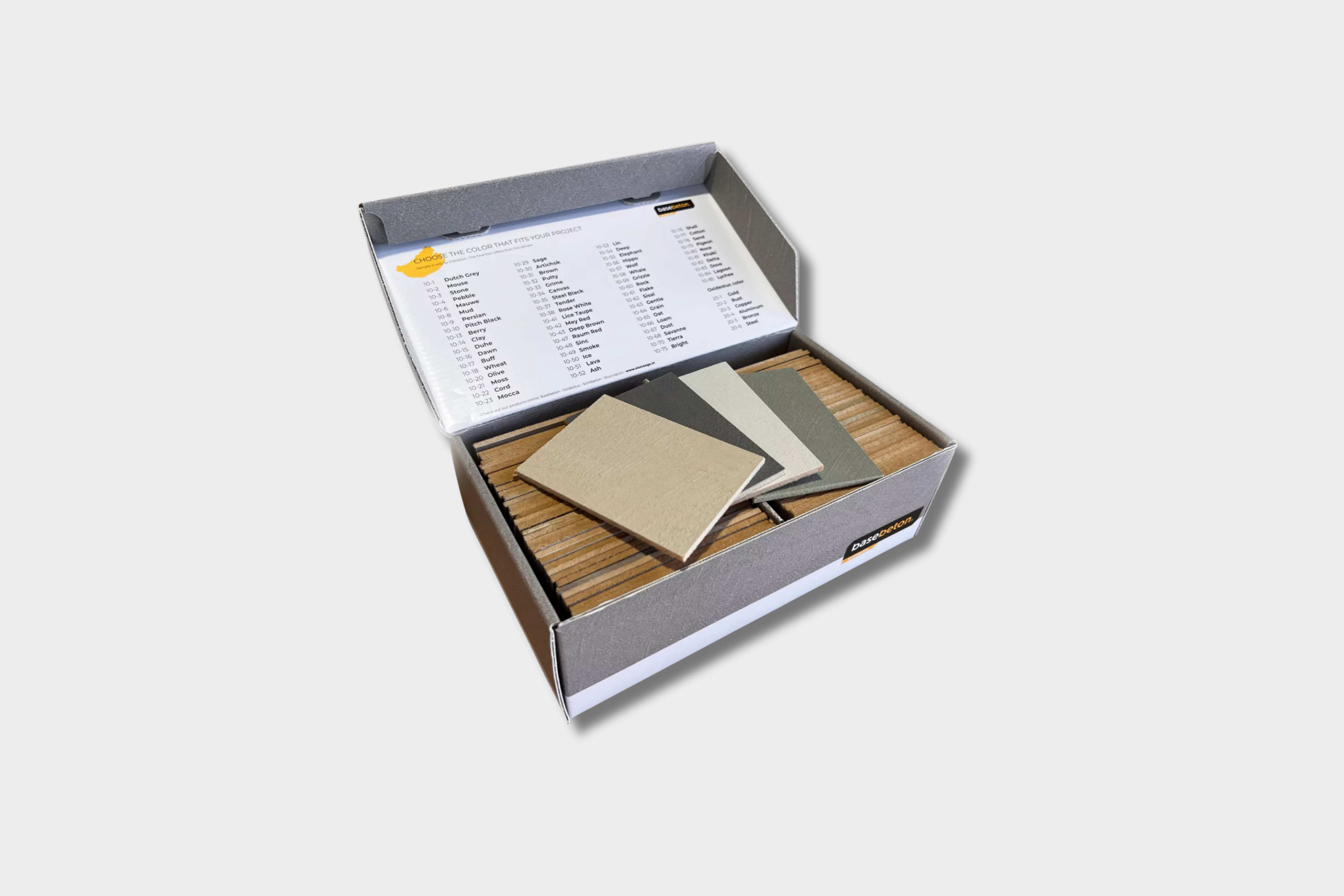 Farbmusterbox BASEBETON
